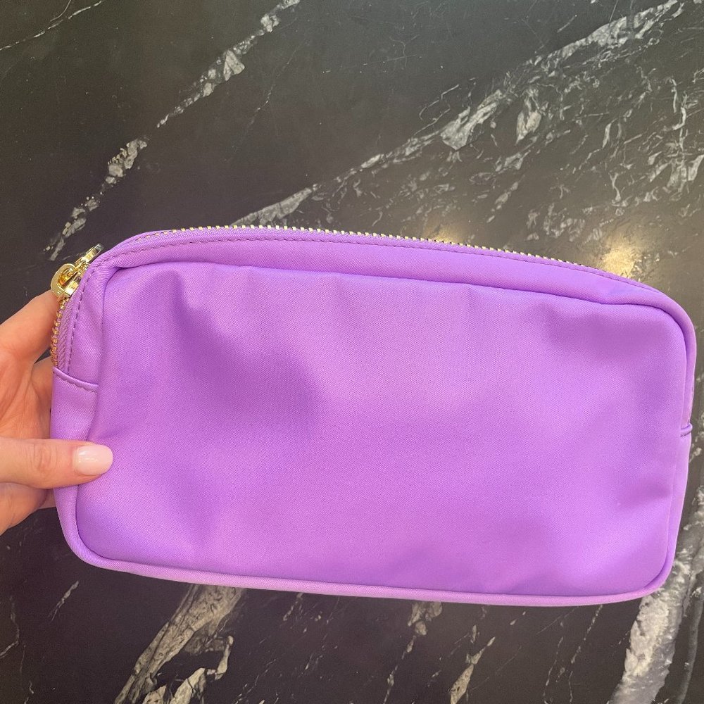 Stoney Clover Lane bright purple small pouch
